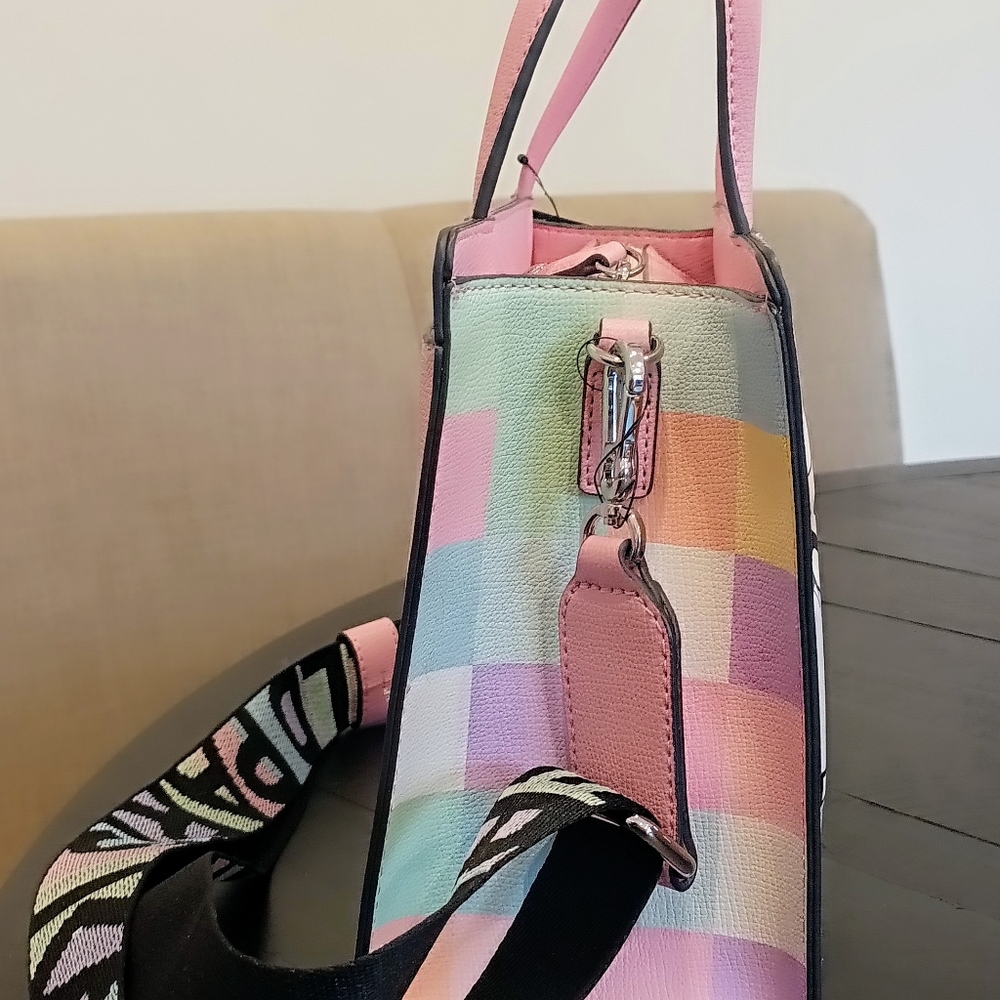Karl Lagerfeld Maybelle Pastel Satchel - Picture 12 of 13